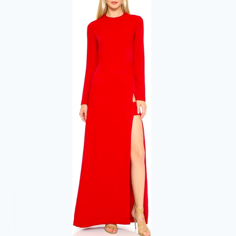 Jill stuard red long dress
